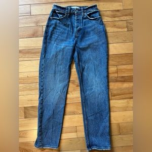 Abercrombie & Fitch Curve Love The Dad High Rise Jeans